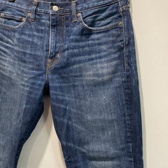 J. Crew Straight Leg Jeans 770 with Classic flannel-lined Size 33 - Picture 7 of 16